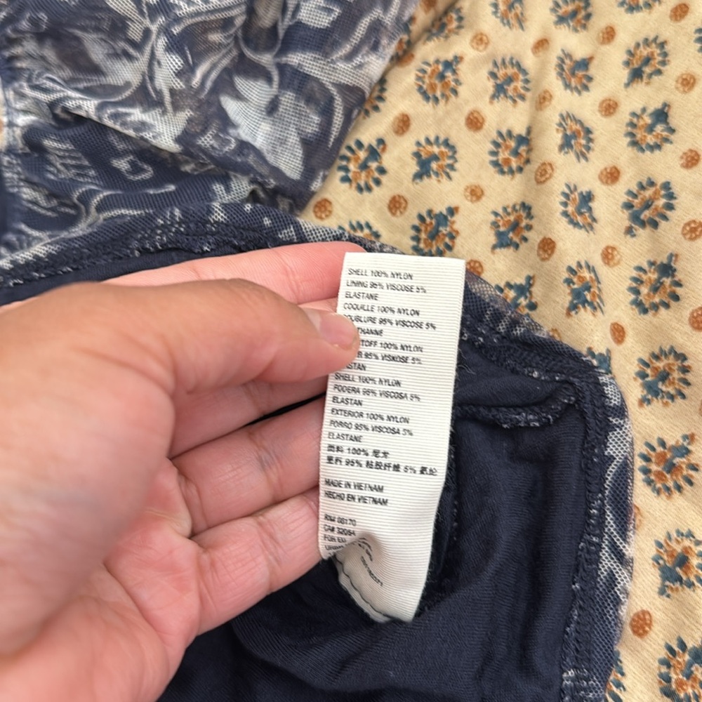 Free People Lilia Top Peasant Smocked Crop xs - Picture 5 of 7